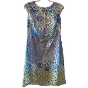 Kay Unger New York Sleeveless Sequins Mini Dress Size 10.